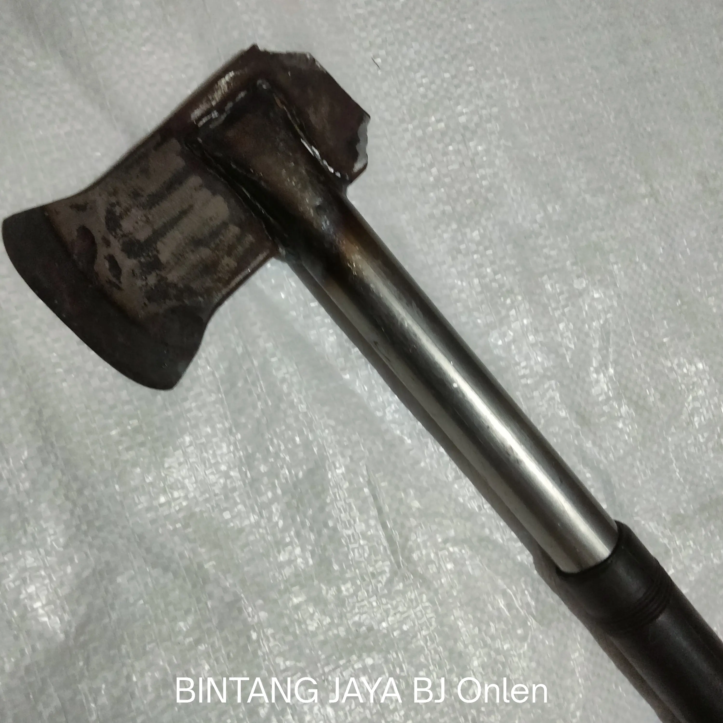 Kampak baja per gagang besi KUAT kapak baja