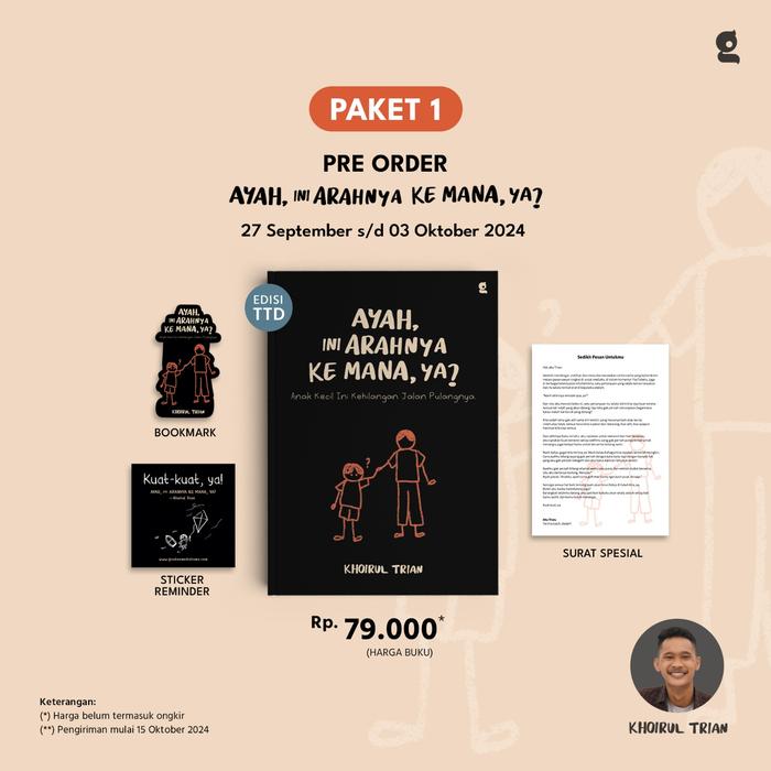 Gambar Buku Self Improvement - Ayah, Ini Arahnya ke Mana, ya? By Khoirul Trian - Bumi Fiksi - PAKET 1 dari Bumifiksimedan001 Kota Medan Tokopedia