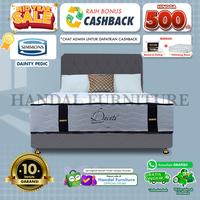 Gambar Full Set Spring bed Simmons Dainty Pedic 160x200 dari Handal Furniture Kab. Tangerang 2 Tokopedia