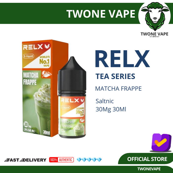 Jual RELX Matcha Frappe Salt Nic 30Mg 30Ml - Kota Administrasi Jakarta  Selatan - Twoneofficial