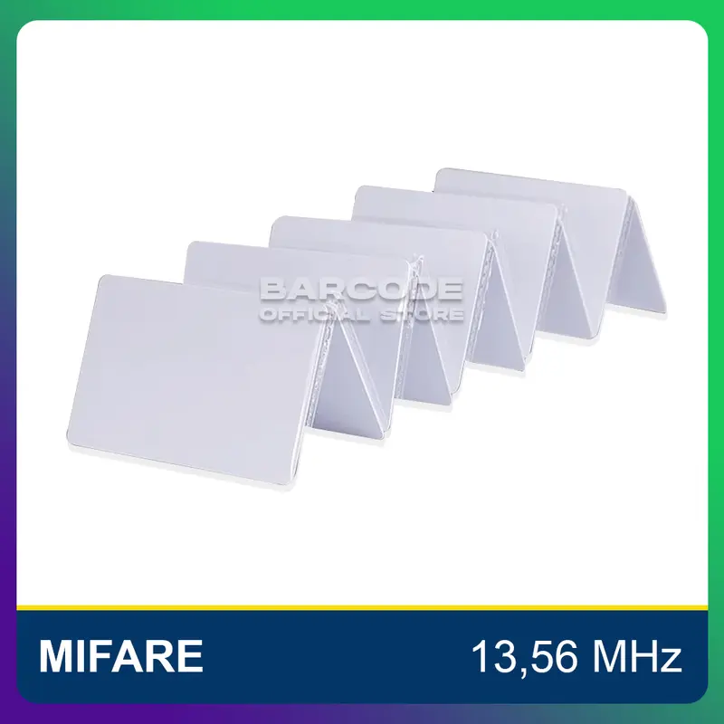 Kartu RFID 1K ( 13,56 Mhz ) Contacless Card Mifare Fargo Zebra Smart 5