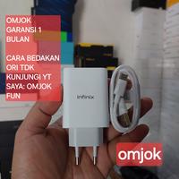 Gambar Charger Infinix Hot 40 pro original copotan 33w - model 2025 dari omjok Kota Administrasi Jakarta Utara 2 Tokopedia