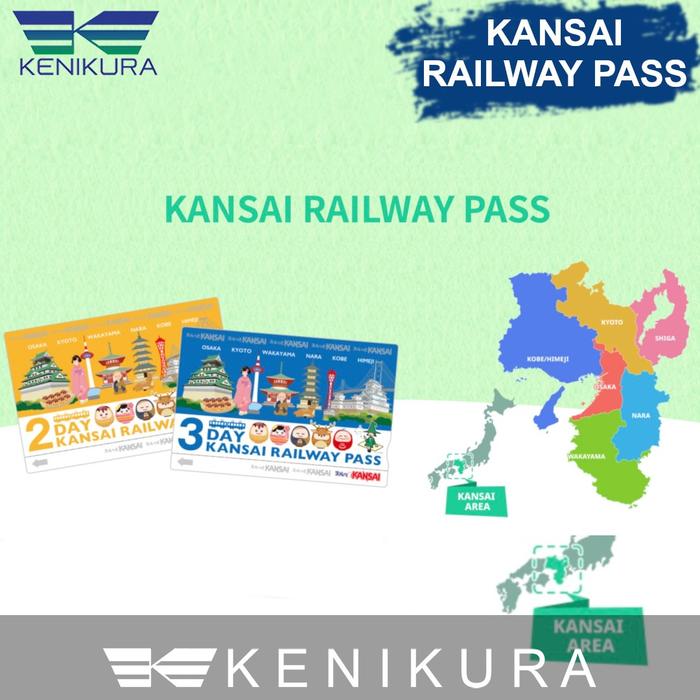 Gambar Kansai Thru Pass 3 days Ticket Child Japan jepang tiket dari Kenikura Tour Kota Tangerang Selatan Tokopedia