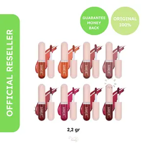 SANIYE - Long Lasting Capsule Lip Matte Gloss Original Fullsize 2,2 gr Bibir Lipstick