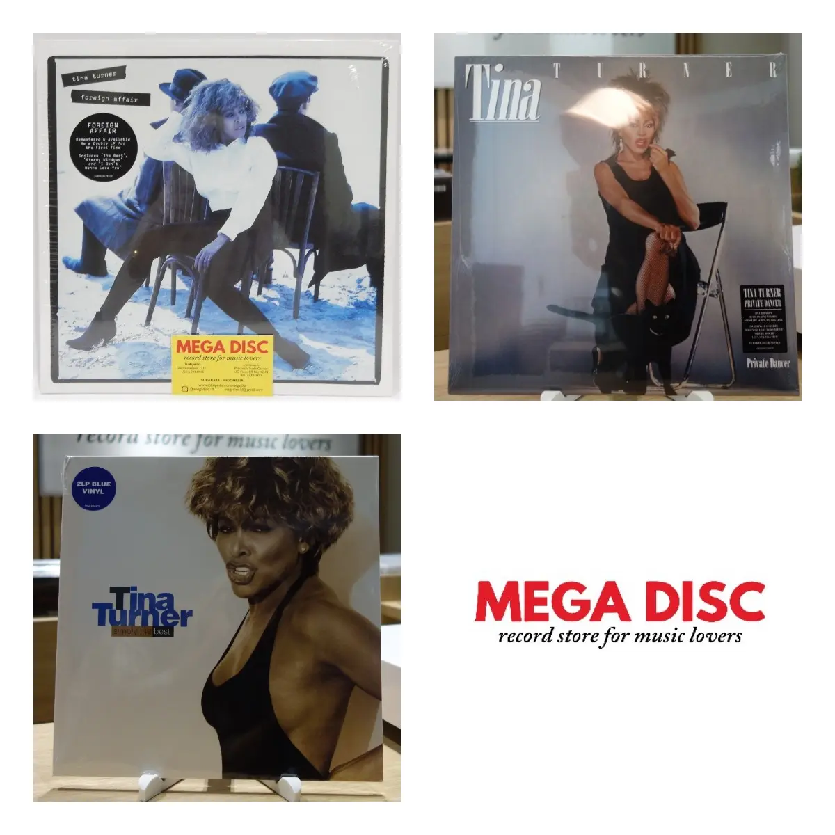 LP Tina Turner Album Vinyl Piringan Hitam PH - Cek Varian / Barcode
