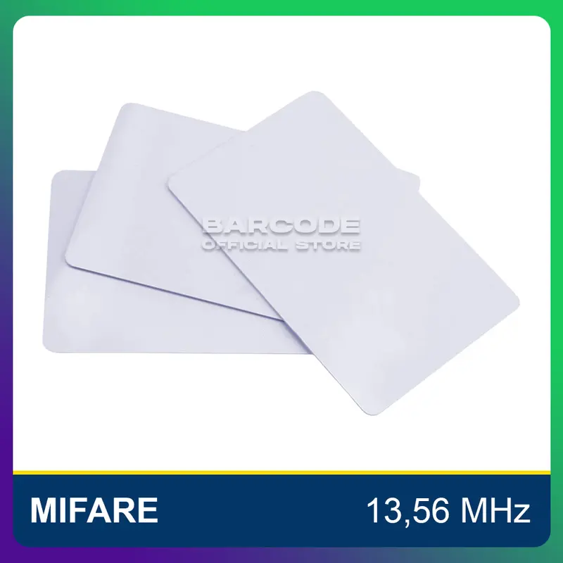 Kartu RFID 1K ( 13,56 Mhz ) Contacless Card Mifare Fargo Zebra Smart 6