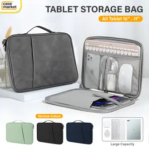 PELINDUNG / COVER for Itel Pad 1 2 Vista Tab 30 Pouch Bag Storage Tas Sleeve Organizer  Lambskin Premium Oxford Leather
