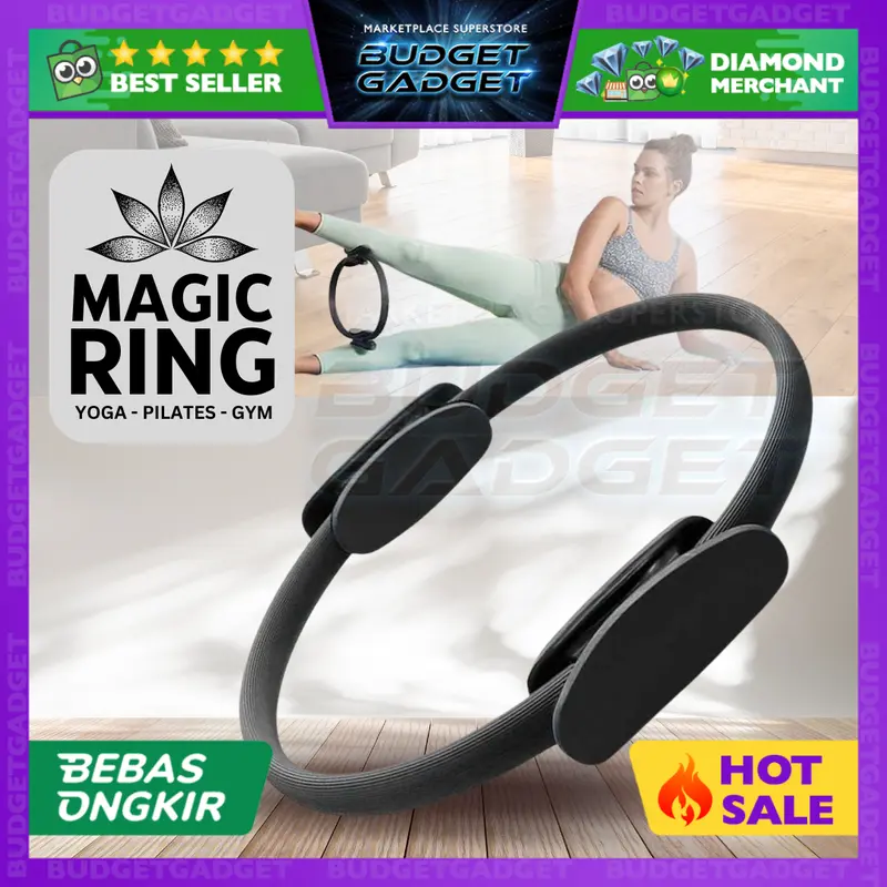 TONQUU Magic Ring Resistance Pilates Circle Yoga Fitness -TQMR023 0