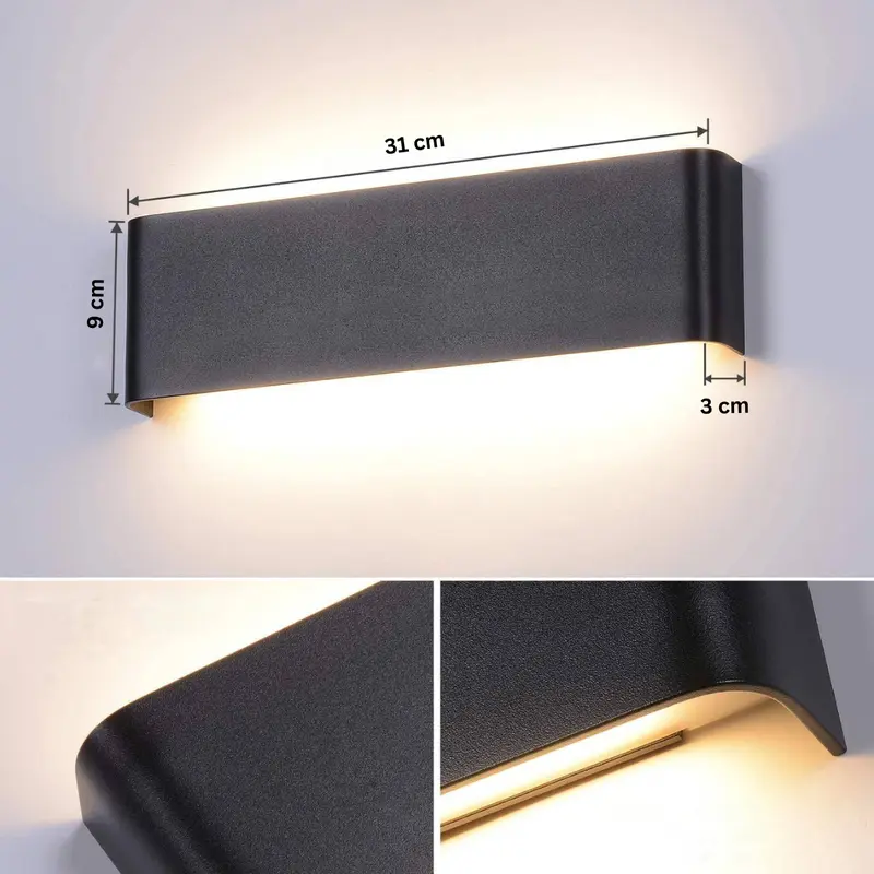 Lampu Dinding Hias LED Minimalis untuk Kamar Tidur & Koridor Rumah (Indoor Bedside Wall Lamp) 2