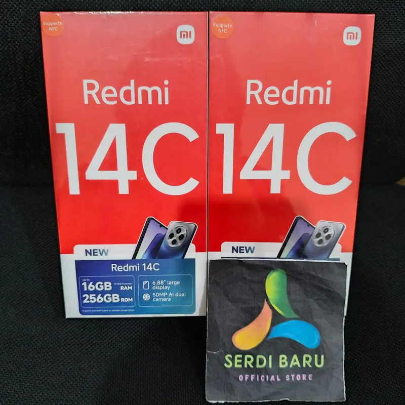 XIAOMI REDMI 14C 8/256 GB - 6/128 GB GARANSI RESMI SUPPORT NFC 1