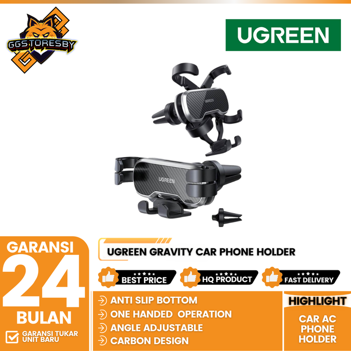 Gambar UGREEN Gravity Car Phone Holder - 80539 dari GGSTORESBY Kota Surabaya Tokopedia