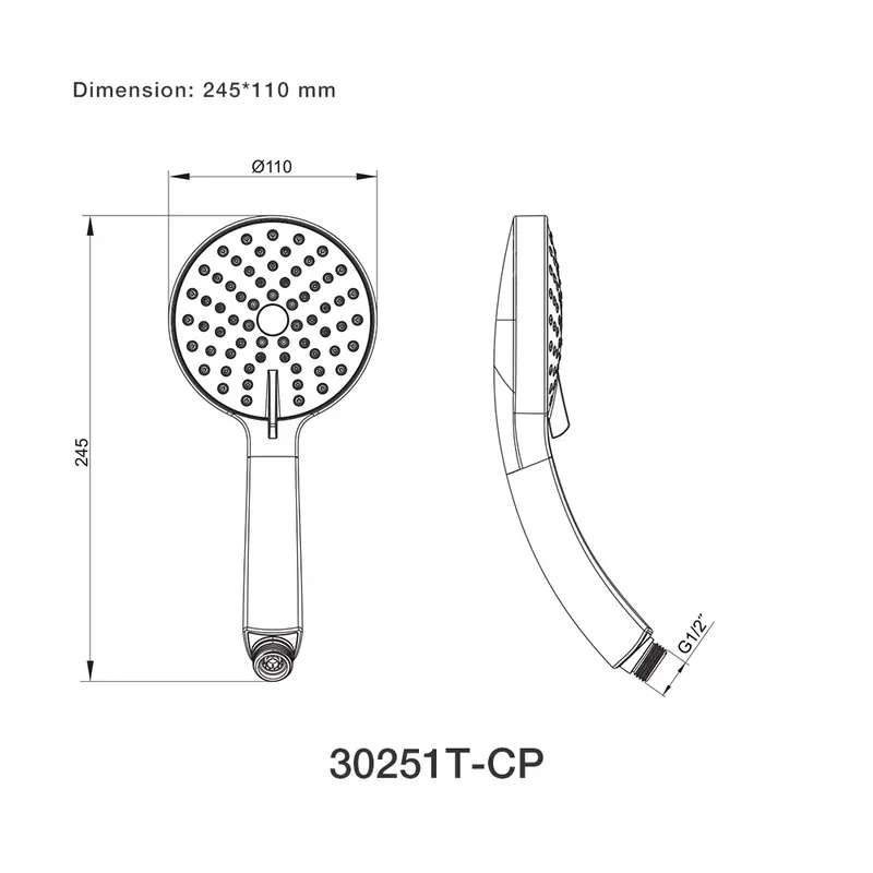 KOHLER Citrus Kepala Shower / Handshower Polished Chrome K-30251T-CP 5