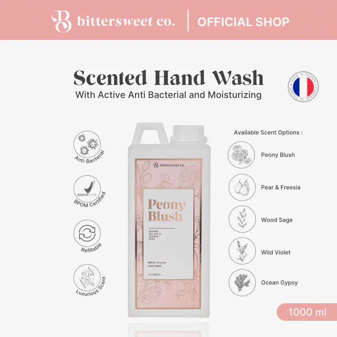 Refill Pack Scented Hand Soap 1000ml ~ bittersweet co.