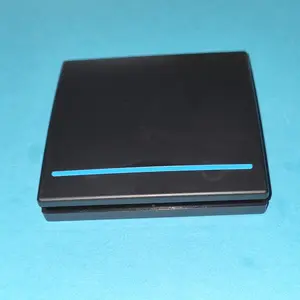 Black Minimalist 433Mhz 1Ch Wall Mount Remote Control TX For Sonoff RF