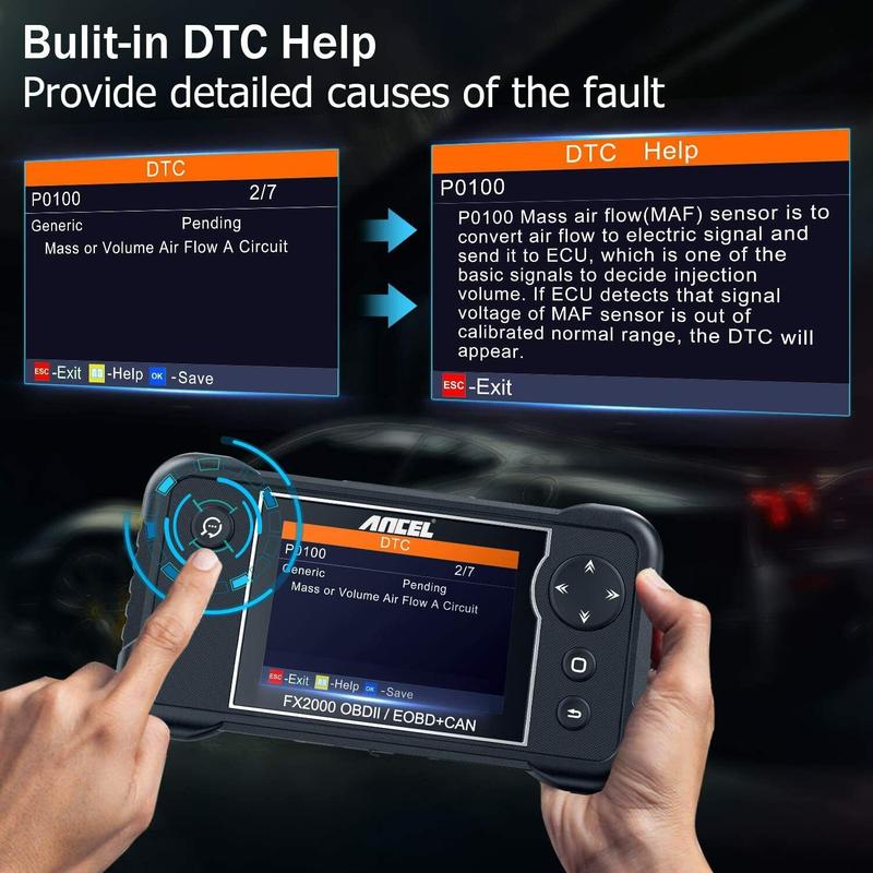 Ancel FX2000 4 Sistem OBD2 Scanner Mobil Pemindai Code Reader & Scan Tools Untuk Toyota/Honda/VW/NISSAN/BMW/BNEZ/Mitsubishi 4
