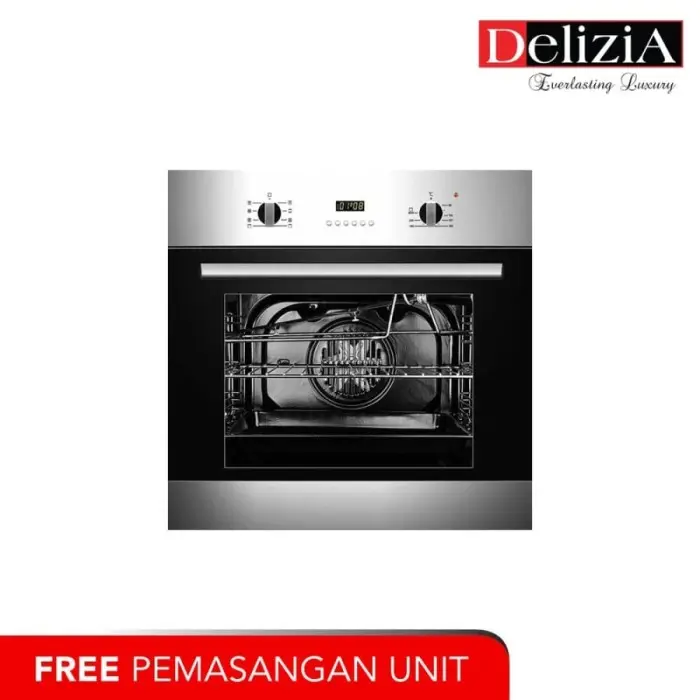 DELIZIA Oven Tanam Electric 60 Cm DOP8A7(IX), 56 Liter Kapasitas ( ex - display ) 0