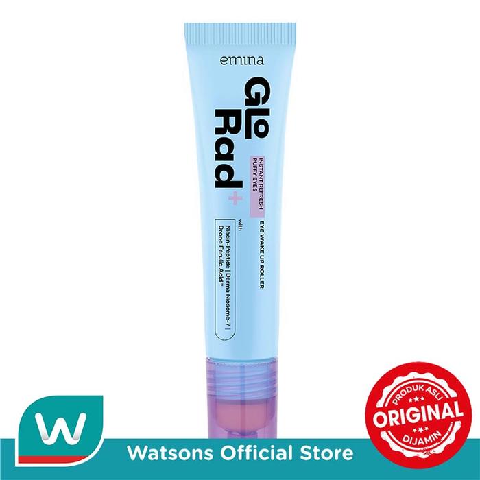 Gambar Emina Glo Rad+ Instant Refresh Puffy Eyes Eye Wake Up Roller 15ml dari Watsons Indonesia Official Store Kab. Tangerang Tokopedia