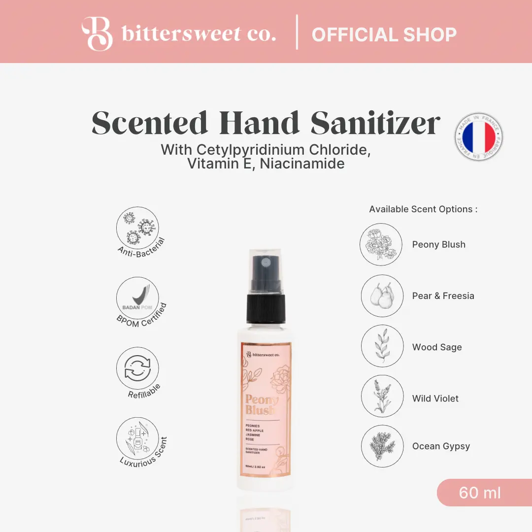 Scented Hand Sanitizer 60ml ~ bittersweet co.