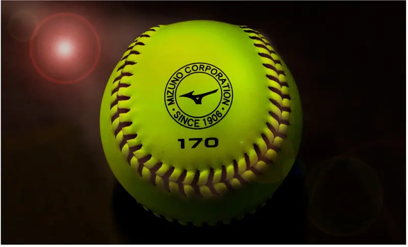 Bola Softball Mizuno Type M170 Leather 12 Inch Standar ISF Grade Ori Import 0