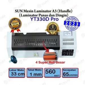 Mesin Laminating A3+ 320mm Laminator Yt320D / YT330 Laminator Magix