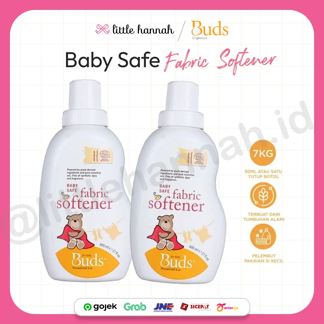 BUDS BABY SAFE FABRIC SOFTENER 600ML