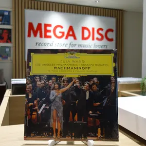 LP Yuja Wang, Los Angeles Philharmonic & Gustavo Dudamel - Rachmaninoff: The Piano Concertos & Paganini Rhapsody Album Classics Vinyl Piringan Hitam PH