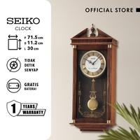 Gambar Jam Dinding Seiko Clock QXH107B 30cm Analog Brown Color Pendulum Ori dari SEIKO Clocks Kota Administrasi Jakarta Barat 1 Tokopedia