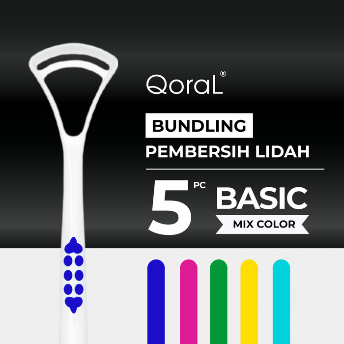 Gambar 5 pc QoraL BASIC pembersih lidah / sikat lidah / tongue cleaner (MIX) dari QoraL ID Kota Administrasi Jakarta Utara Tokopedia