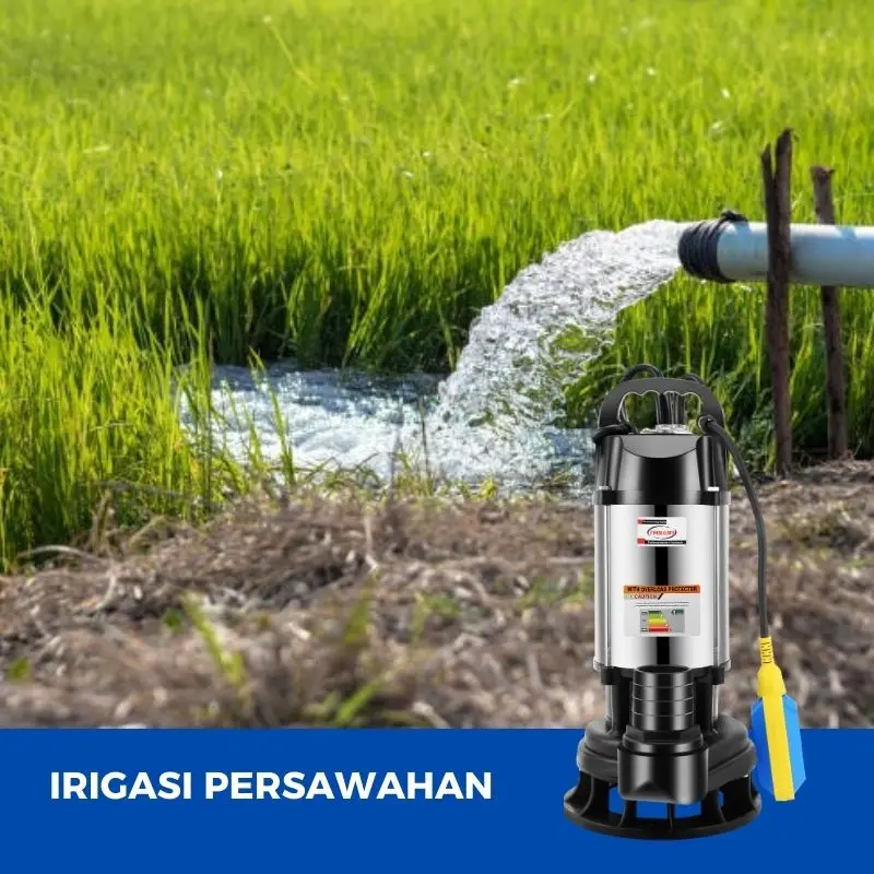 Pompa Celup Air Kotor 750W sewage pump 2inch Mesin Pompa Air Murah pompa submersible limbah TSOLUMY 3