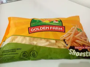 Golden Farm French Fries Frozen Shoestring Kentang Beku 1 kg
