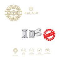 Gambar Anting Cruz Moissanite Emerald Cut Earrings Perhiasan Elegant Fancy Diamond Look Jewelry Kawin Tunangan Wedding Engagement Lamaran Married Bridal Jewelsray Intan Permata Luxoela - 1 Carat x 2 dari Luxoela Kota Administrasi Jakarta Barat 1 Tokopedia