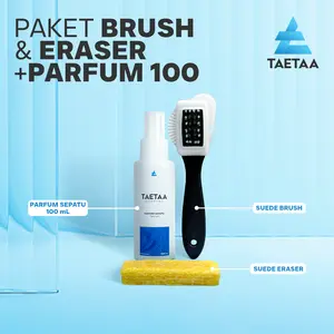 Paket Sikat Eraser Penghapus Sepatu Suede + Parfum 100 Ml Taetaa Shoescare
