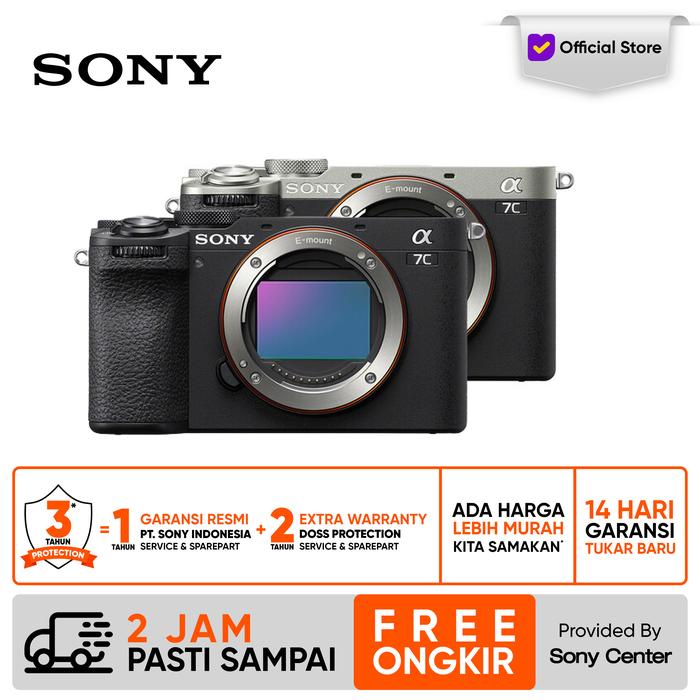Gambar SONY a7cII / a7c II / a7c2 Sony Kamera Mirrorless Body Only - BLACK, UNIT ONLY dari Sony Center Official Bali Kota Denpasar Tokopedia