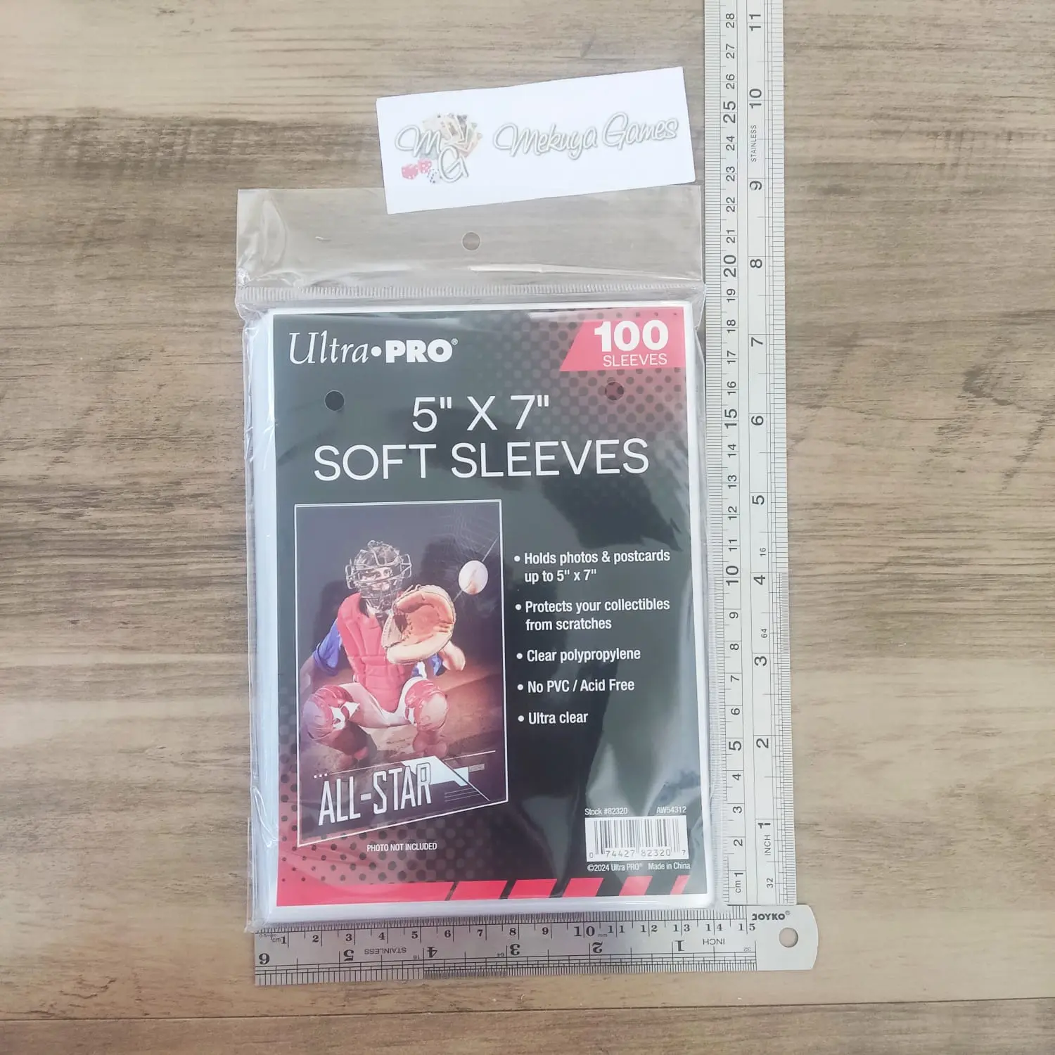Ultra Pro 5x7" Soft Card Sleeves isi 100 Plastik Postcard Foto