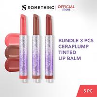 Gambar SOMETHINC [3 PCS] Ceraplump Tinted Lip Balm SPF25 PA++++ - Warna Untuk Melembabkan & Memperkuat Lip Barrier | Glowy Finish, Untuk Bibir Terlihat Lebih Sehat & Plumpy - Juicy Package dari Somethinc Kota Tangerang 1 Tokopedia