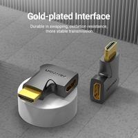 Gambar Vention Vertical Flat Adapter HDMI 90 Degree Male To Female - AIP - 1 Pack dari Vention By Andalan Kota Administrasi Jakarta Utara 5 Tokopedia