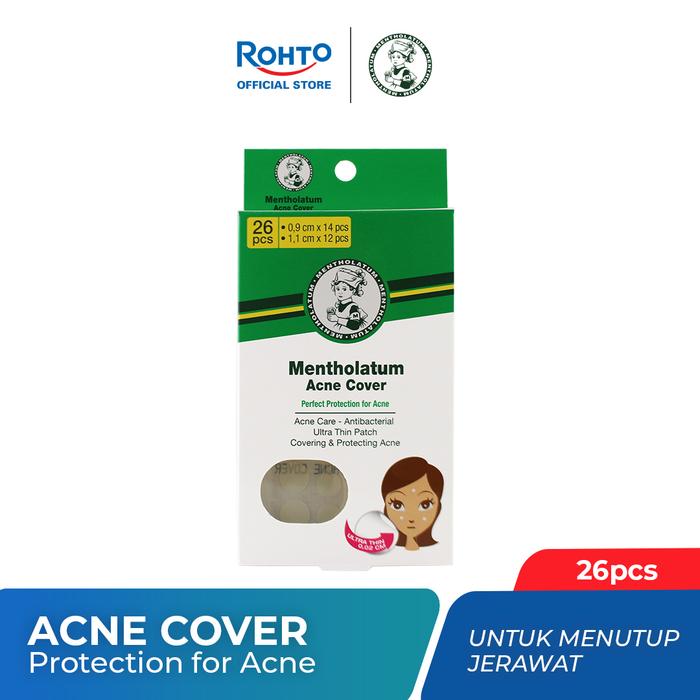 Gambar Mentholatum Acne Cover - 26pcs (Contains anti-bacterial) dari Rohto Indonesia Kab. Tangerang Tokopedia