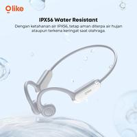 Gambar TWS OLIKE OWS EBC01 SPORT BLUETOOTH 5.3 IPX56 360 SURROUND AUDIO SOUND WATERPROOF FULL BASS BONE CONDUCTION EARPHONE WIRELESS HEADSET dari btgcom Kota Denpasar 5 Tokopedia