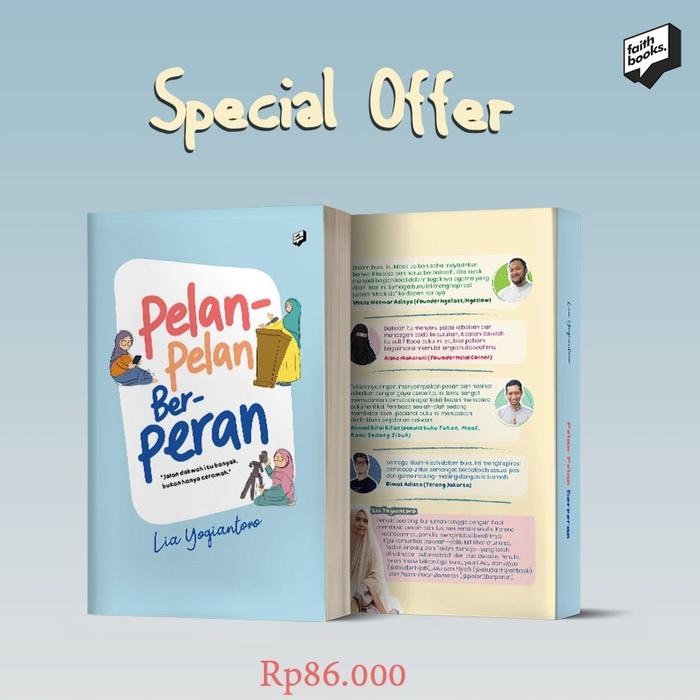 Gambar Buku Self Impovment - Pelan-Pelan Berperan - Lia Yogiantoro - Faith Books - Bumifiksi dari BumifiksiJogjakarta Kab. Sleman Tokopedia