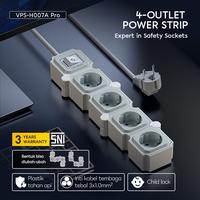 Gambar Saklar Adaptor Stop Kontak VIVAN VPS-H PRO Series - Colokan Multifungsi USB dan Type C Original Garansi 3 Tahun - Abu (3 Slot) dari ACOME IOT INDONESIA Kab. Tangerang 2 Tokopedia