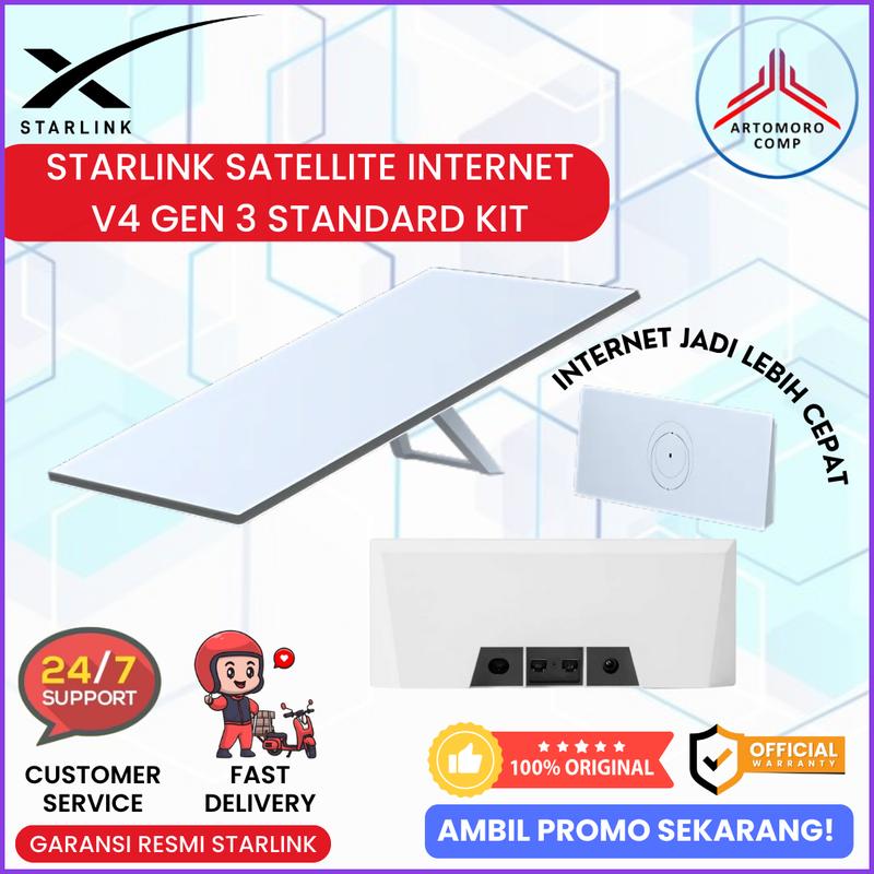 STARLINK Standar V4 GEN 3 Internet Satellite Router Kit Dual - Shop ...