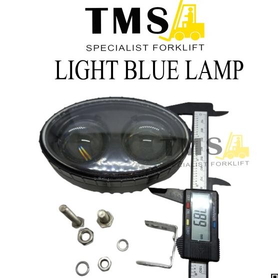 Gambar Blue Light Lamp 10V/80V DC / Warning Spot Light for forklift electric dari sparepart.online Kota Tangerang Tokopedia