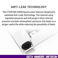 Gambar DeepCool LT240 LT360 ARGB - New Era High Performance AIO Liquid CPU Cooler I 5th Generation pump - LT240 - Black  dari Duta Mandiri Infokom Kota Administrasi Jakarta Pusat 4 Tokopedia