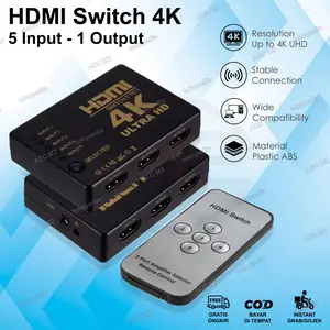 Hdmi Switch/switcher 3 port - 5 port support 4K Ultra HD with remote