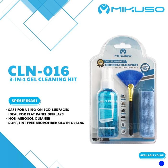 Gambar MIKUSO 3 IN 1 GEL CLEANING KIT SCREEN CLEANER SET dari Expocomp Kota Surabaya Tokopedia