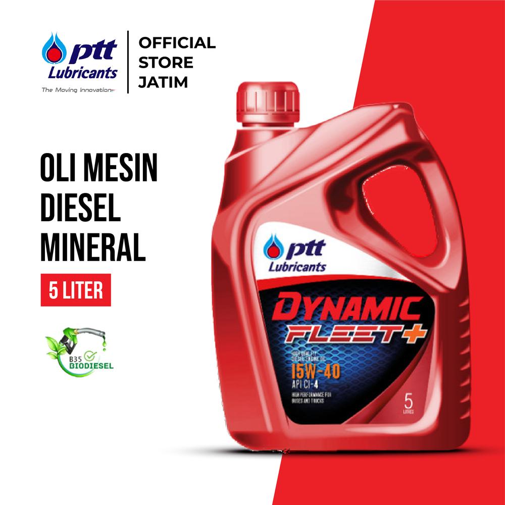 PTT Oli Mobil Dynamic Fleet 15W-40 API CI-4 [5L]