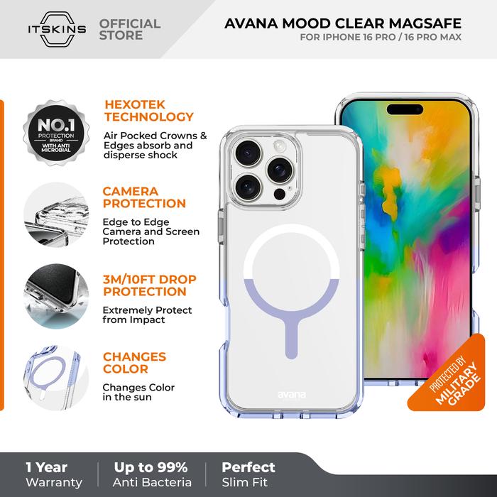 Gambar AVANA Mood Case iPhone 16 Pro Max / 16 Pro / 16 - Casing Magsafe - iPhone 16ProMax dari ITSKINS Official Store Kota Administrasi Jakarta Pusat Tokopedia