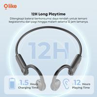 Gambar TWS OLIKE OWS EBC01 SPORT BLUETOOTH 5.3 IPX56 360 SURROUND AUDIO SOUND WATERPROOF FULL BASS BONE CONDUCTION EARPHONE WIRELESS HEADSET dari btgcom Kota Denpasar 4 Tokopedia