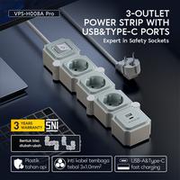 Gambar Saklar Adaptor Stop Kontak VIVAN VPS-H PRO Series - Colokan Multifungsi USB dan Type C Original Garansi 3 Tahun - Abu (3 Slot) dari ACOME IOT INDONESIA Kab. Tangerang 3 Tokopedia
