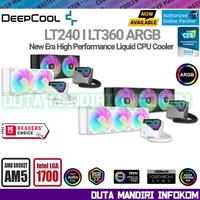 Gambar DeepCool LT240 LT360 ARGB - New Era High Performance AIO Liquid CPU Cooler I 5th Generation pump - LT240 - Black  dari Duta Mandiri Infokom Kota Administrasi Jakarta Pusat 1 Tokopedia
